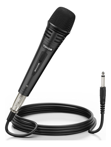 Micrófono Dinámico De Karaoke Con Cable Xlr De 5m Para Canta