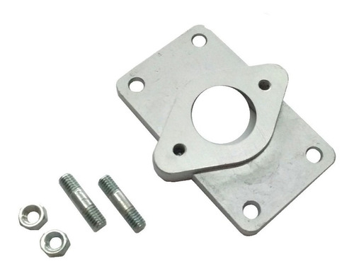 Base Carburador Cruzada Adapta Solex 2b A Solex 1b #k104