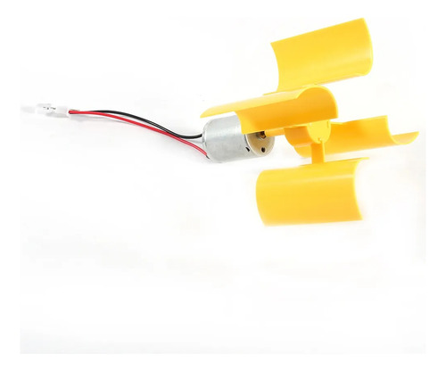 Mini Motor Generador Electrico Hidraulico Turbina Aspas Led