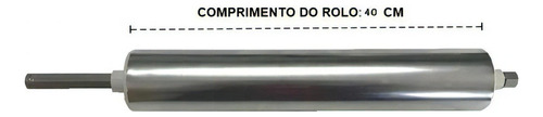 Kit de rodillos cromados de 40 cm para cilindro eléctrico Massas de Malta