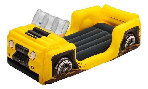 Cama Inflable Niños Jeep 160x84 Full Diversión 1015005700