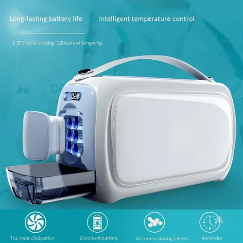 Enfriador De Insulina Portátil, Batería Recargable,