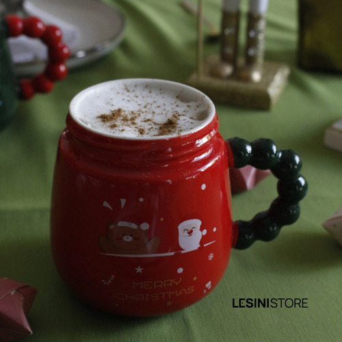 Tazas Navideñas, Cerámica Importada, Ideales Para Regalar