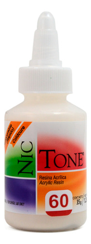 Acrilico Nictone Autocurable Rapido 35gr Colores Diente Mdc 60 Color Diente