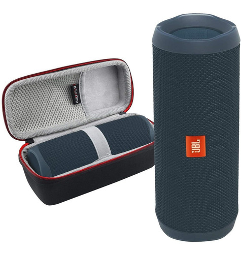 Imagen 1 de 7 de Parlante Jbl Flip 5 Inalambrico Impermeable Con Funda Azul
