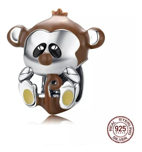 Charm Plata 925 Silver Monkey Compatible C. Pandora