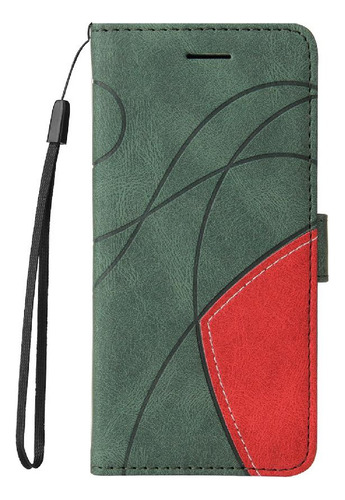 Caso For Vivo Y15s Teléfono Caso Flip Folio Libro Con