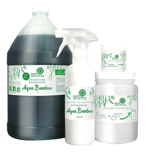 Punto Aroma - Kit De Limpiador Antibacterial Multiusos