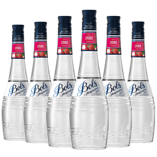 Licor Bols Lychee Amsterdam Natural Botanics X6 - 01mercado