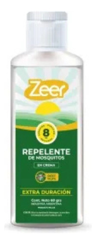 Repelente Para Mosquitos En Crema Extra Duracion Zeer X60gr