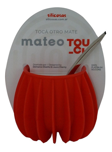 Mate Mateo Touch De Silicón Con Bombilla