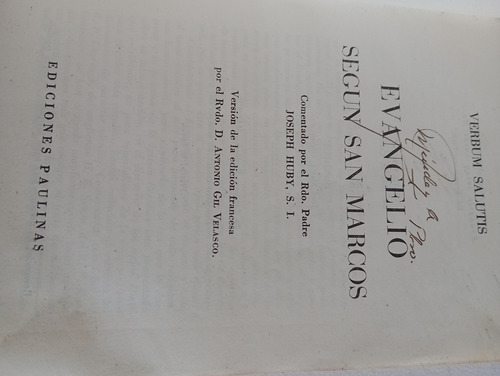 Evangelio Segun San Marcos Verbum Salutis