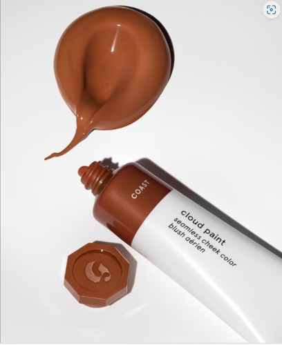 Glossier Cloud Paint Blush + Bronzer. Tono Del Maquillaje Coast