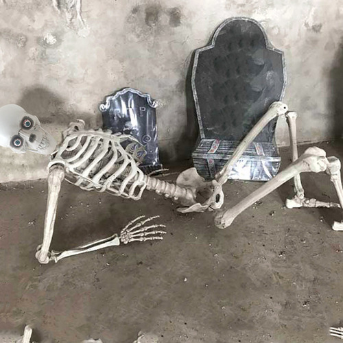 Nova Decoração De Adereços De Esqueleto De Terror 70cm