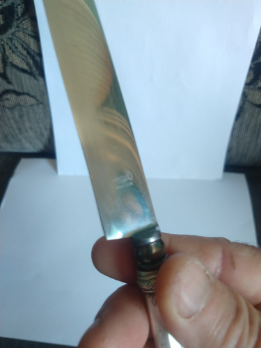 Faca Eberle Em Alpaca. 29 Centímetros (Usado)