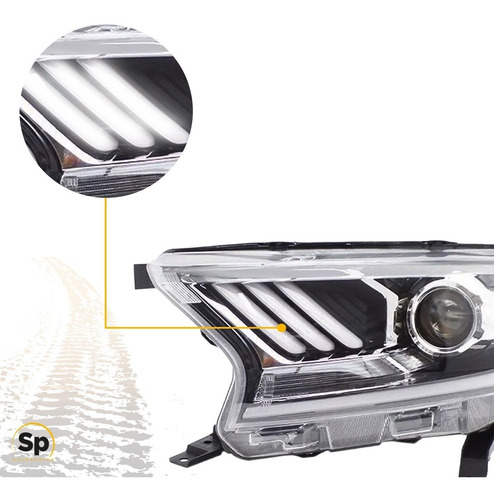 Imagen 5 de 10 de Faros Principales Ford Ranger Tipo Raptor 2019 Directo