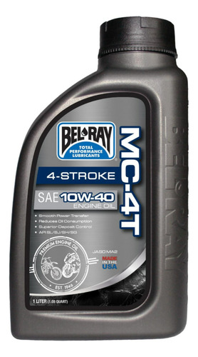 Belray Aceite 4 Tiempos Motos Mineral 10w40 Litro