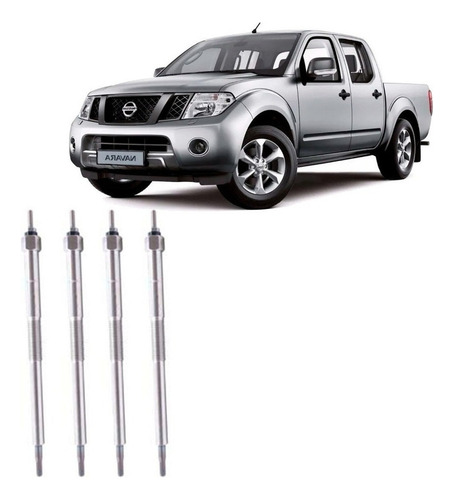 Set 4 Bujia Incandescente Para Navara Hd 2.5 Yd25dd 2010-13