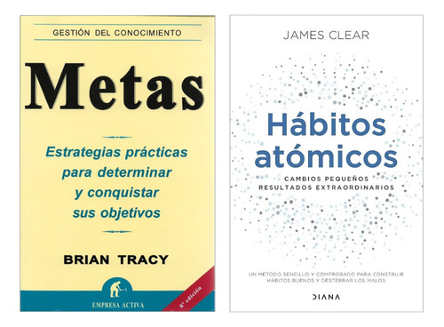 Metas Brian Tracy + Hábitos Atómicos Azul James