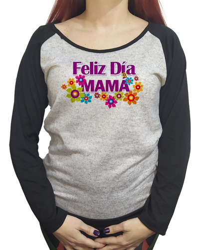 Buzo Lanilla Mujer  Frase Feliz Dia Mama Celebracion Madre