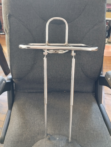 Rack Delantero Para Bici, Portaequipajes Cromado Plateado (Usado)