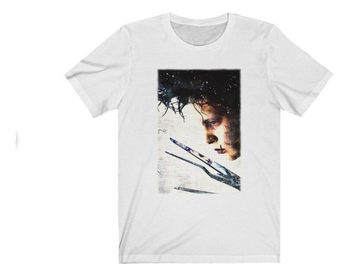 Polera Unisex Johnny Depp Manos De Tijera Algodon Estampado