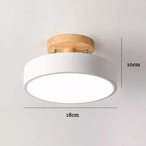 Led Lámpara De Techo Moderna Ø18cm 3 Colors Para Habitacion