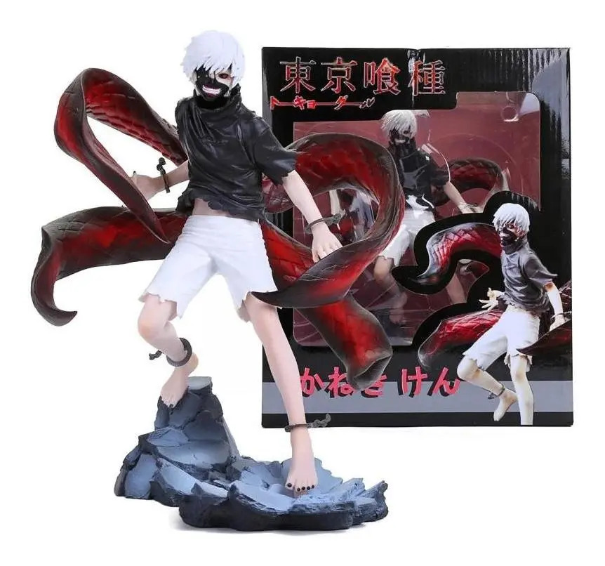 Tokyo Ghoul Kaneki Ken Anime Figura 17cm Testa variabile Smontaggio Figurine Animazioni Modello Collectibles Decorazione Ornamenti