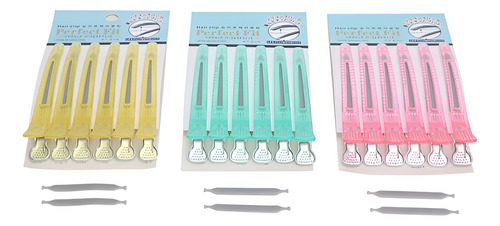 Pinzas Para El Cabello Boca De Pato X 2 Peluquería