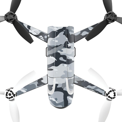 Mightyskins Skin Compatible With Parrot Bebop 2 - Gray Camou