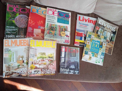 9 Revistas De Decoración, Para Ti Deco, El Mueble Y Living 