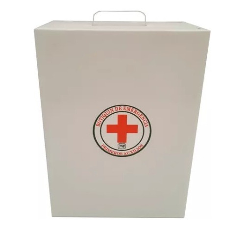 Botiquin De Emergencia Mediano Blanco 31 X 22 X 8 Cod 853