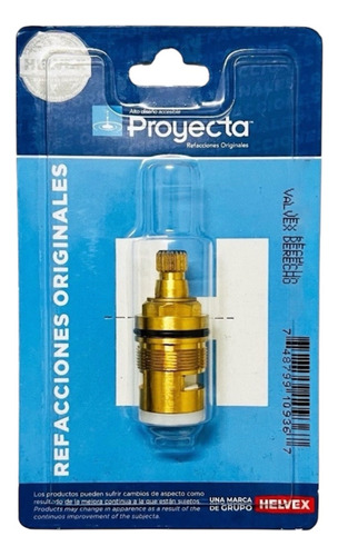 Cartucho Proyecta Cerámico Paquete De 1 Pz Der Y 1 Pz Izq Dorado Oscuro Brillante