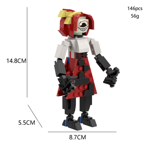 Figuras De Juguete New Hazbin Hotel Hell Inn Block, 6 Unidad