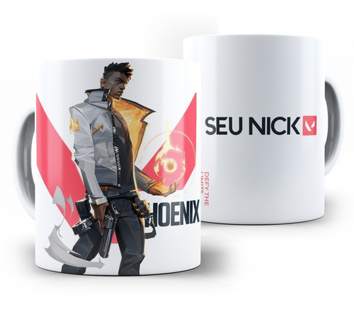 Imagem 4 de 10 de Caneca Valorant Sova Com Nome Personalizado