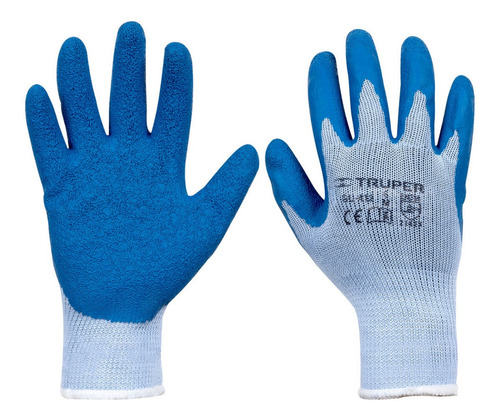 Guantes Poliéster Recubiertos Latex, Medianos Truper 15266