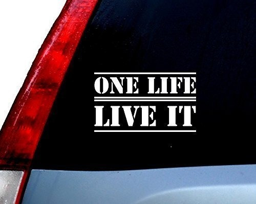 One Life Live It Vinilo Calcomania Pegatina | Autos Camiones