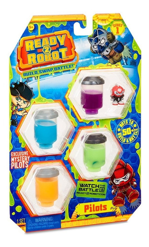 Ready 2 Robot Pilotos Sorpresa Slime Coleccionable Wab Edu