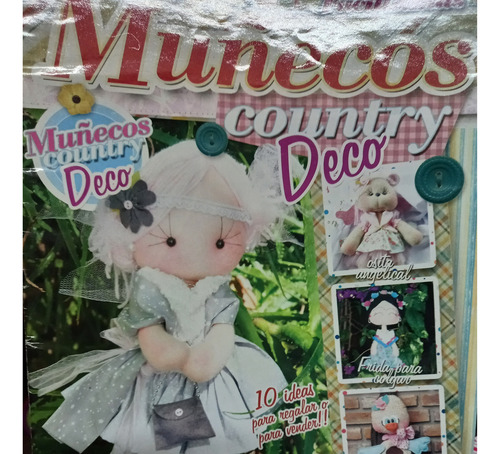 Muñecos Country, Utilitarios, Deco X 5 Revistas+regalos