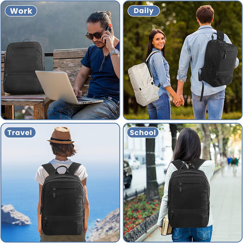 Mochila Para Estudiantes Universitarios, Mochila Negra Para