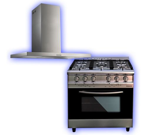 Combo Cocina Saho Jitaku 82cm + Campana Tst Nihuil. Envio Sc