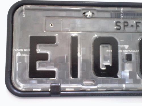 Moldura Suporte Para Placa 40 X 13 Cm P/ Carro E Caminhão