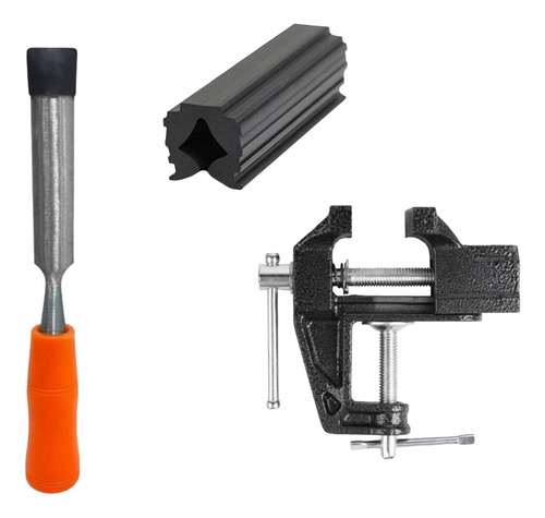 3x Grip Grip Clamp Clamp Remover Do Grip Fita Para Laranja