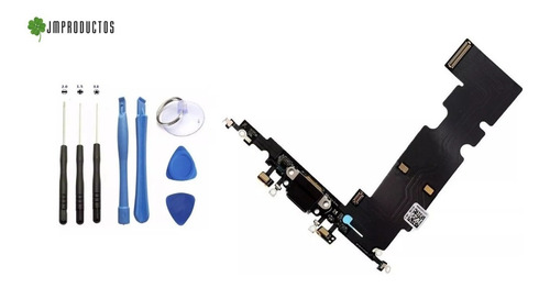Imagen 2 de 6 de Flex De Carga Jm Compatible iPhone 8 Audio Y Microfono + Kit
