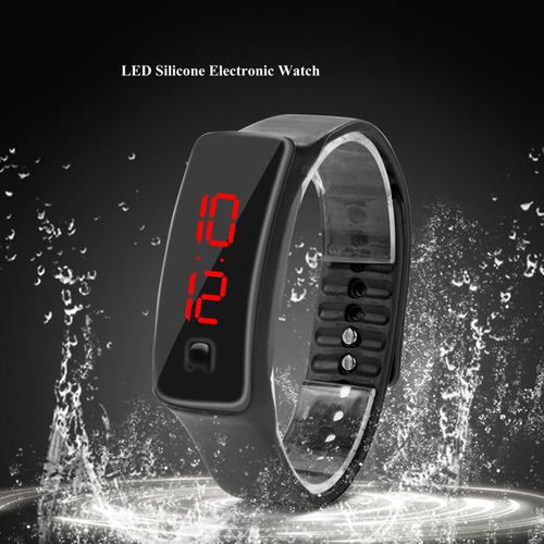 Reloj De Pulsera Electrónico Led Reloj Deportivo Correa De S