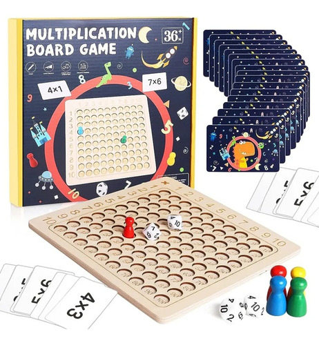 Juguete Educativo Montessori De Tabla De Multiplicar
