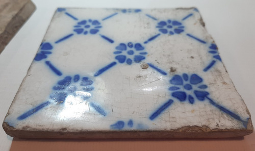 Imagen 3 de 8 de Antiguo Azulejo Pas De Calais N° 12 7712