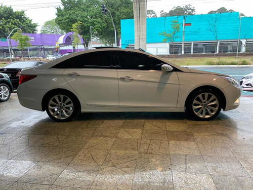 Hyundai Sonata 2.4 Gls 2013 Branco+teto+banco Caramelo