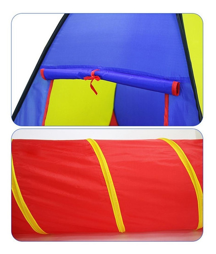Imagen 4 de 6 de Juego De Túnel Carpa Infantil Corral Para Niños