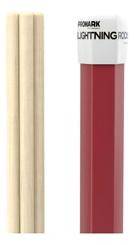 Baqueta Promark L-Rods Lightning Rods, varillas medianas